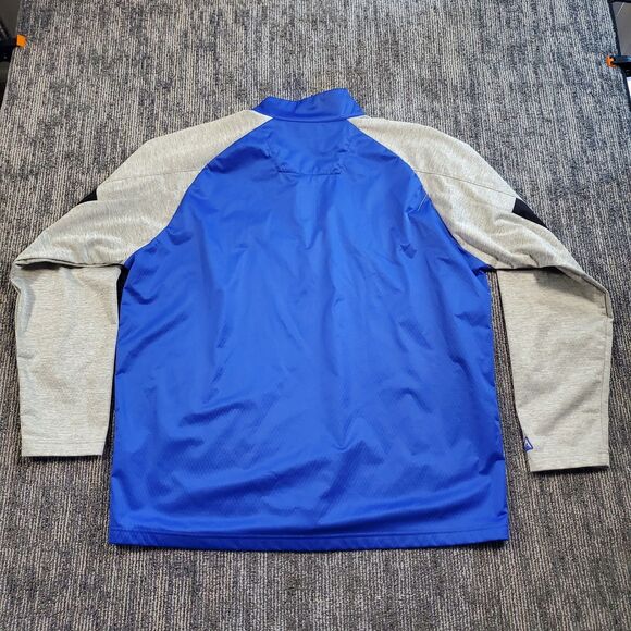 Antigua Windbreaker Golf Pullover Trainer Jacket 1/4 Zip Mens XL Blue Athletic - Picture 4 of 13